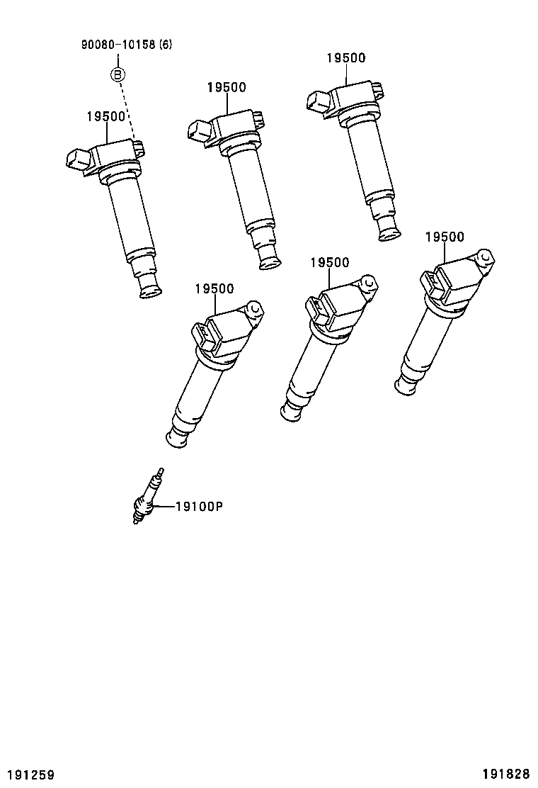  SIENNA |  IGNITION COIL SPARK PLUG