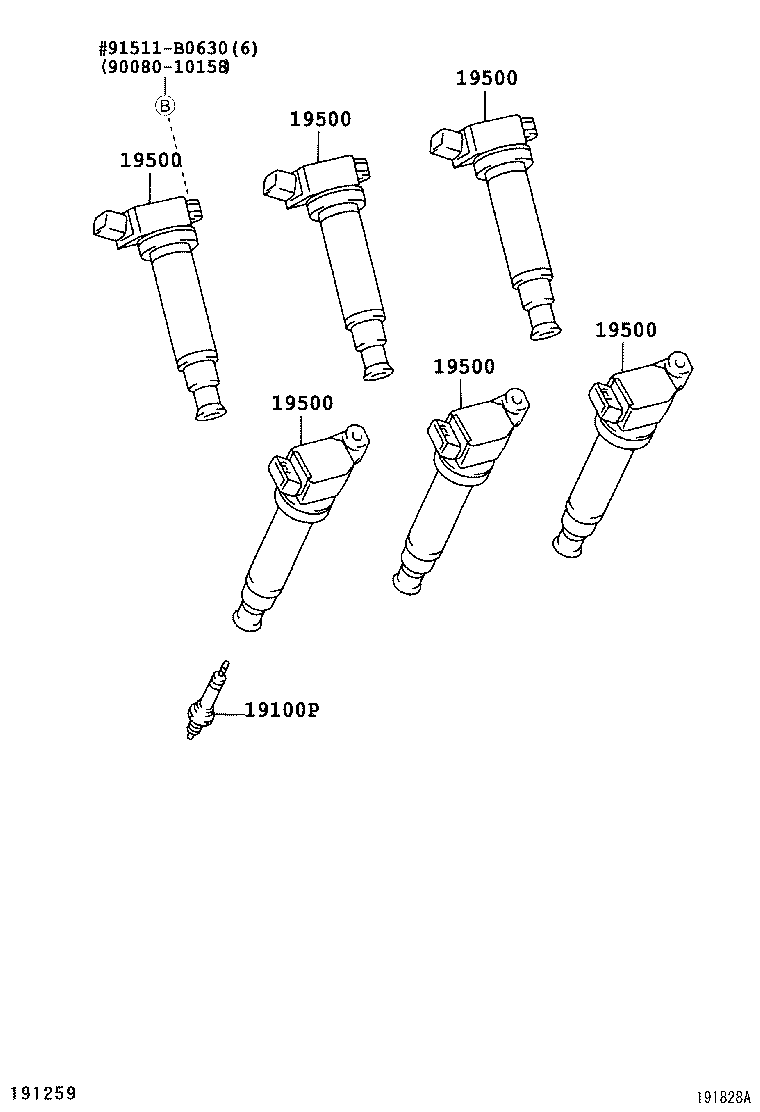  SOLARA |  IGNITION COIL SPARK PLUG