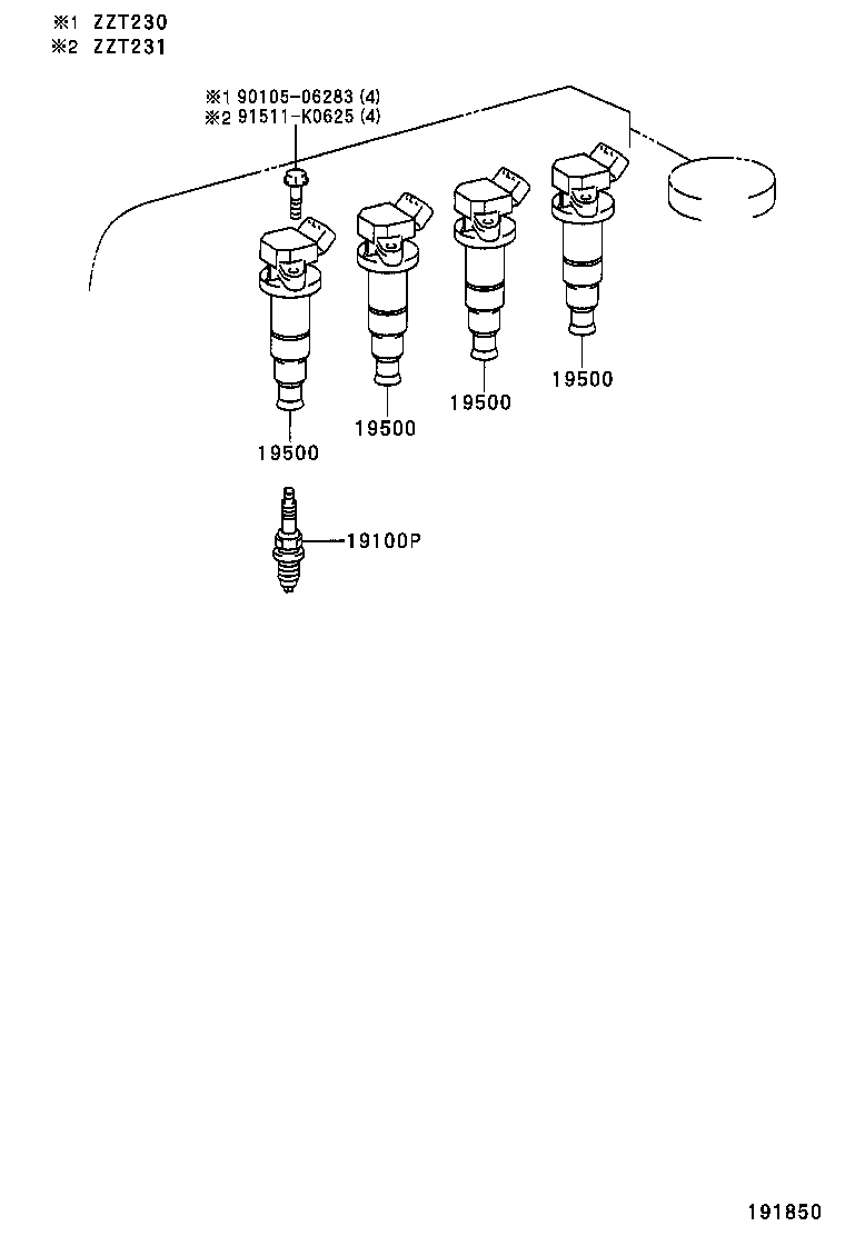  CELICA |  IGNITION COIL SPARK PLUG