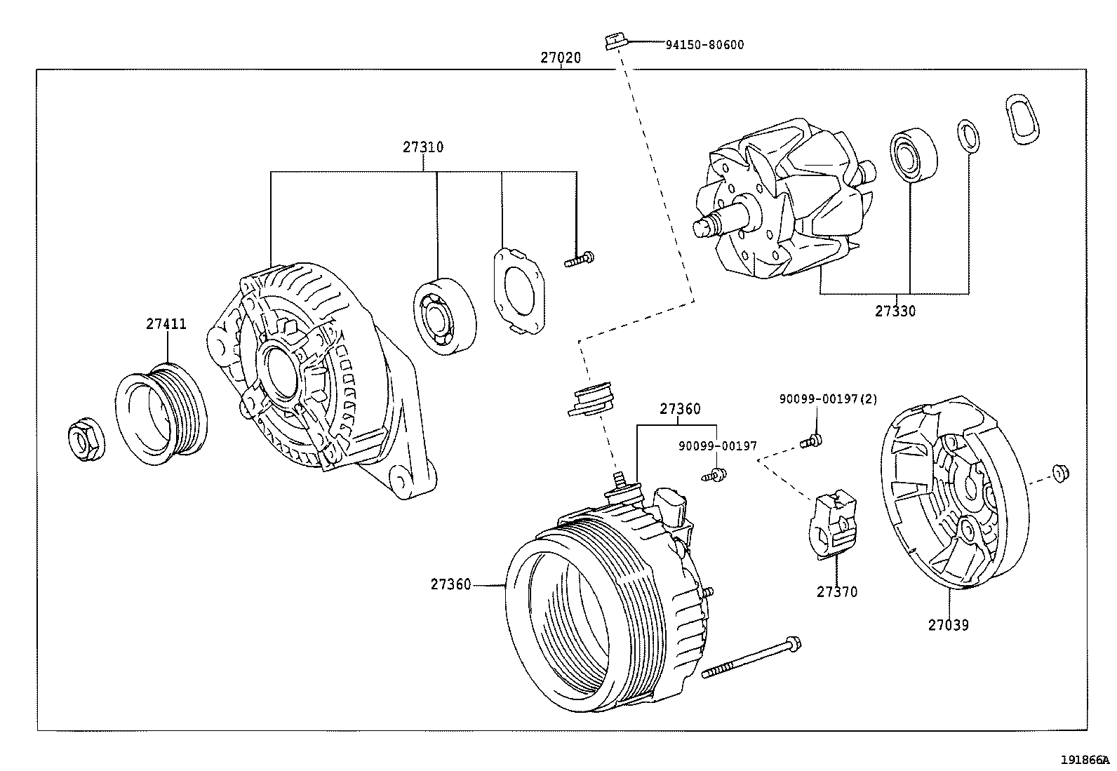  RX330 350 JPP |  ALTERNATOR