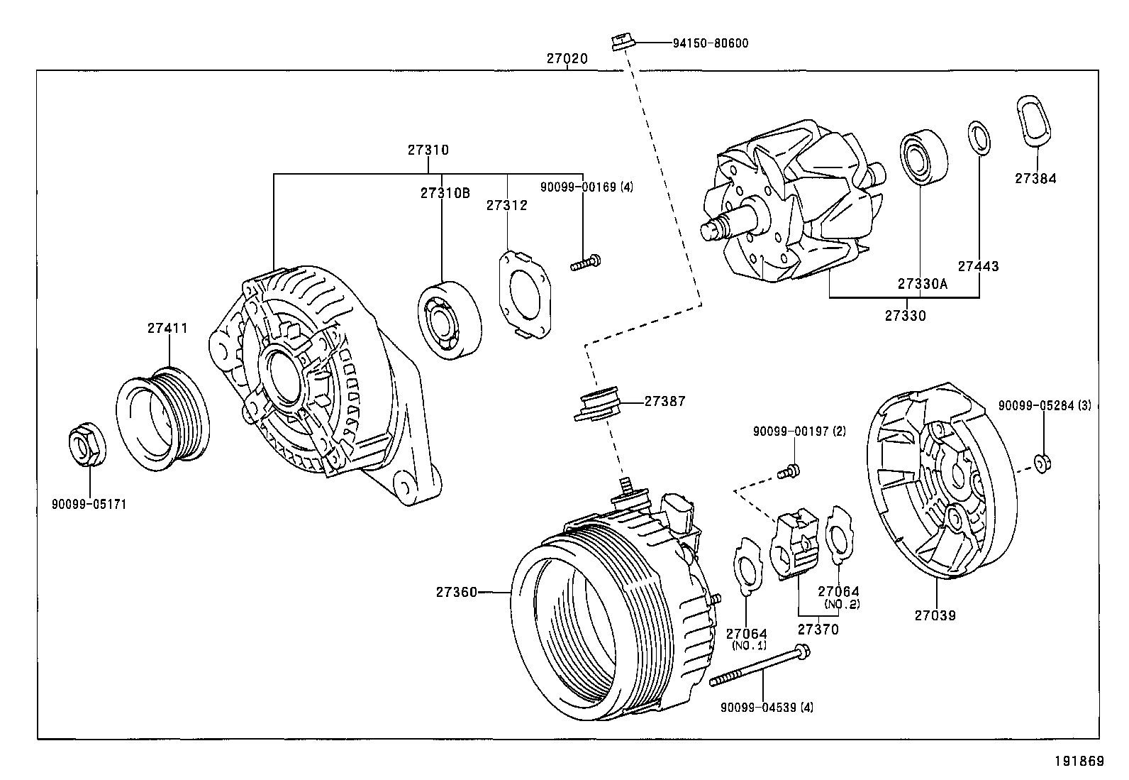  RX330 350 JPP |  ALTERNATOR