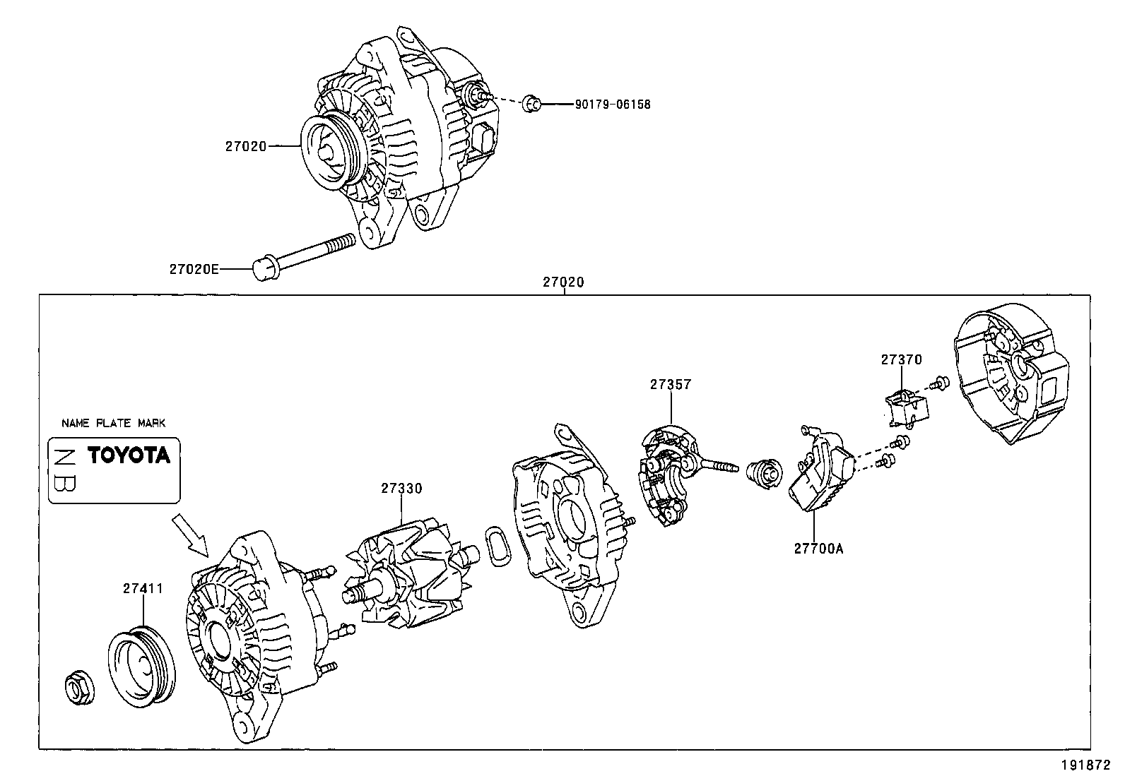  YARIS FRP |  ALTERNATOR