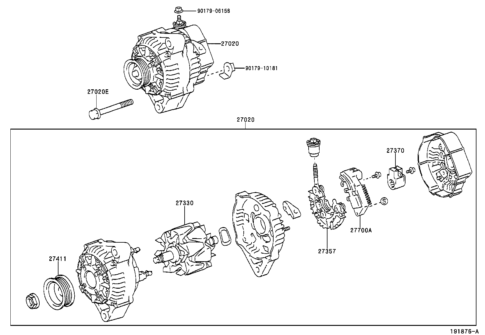  YARIS FRP |  ALTERNATOR