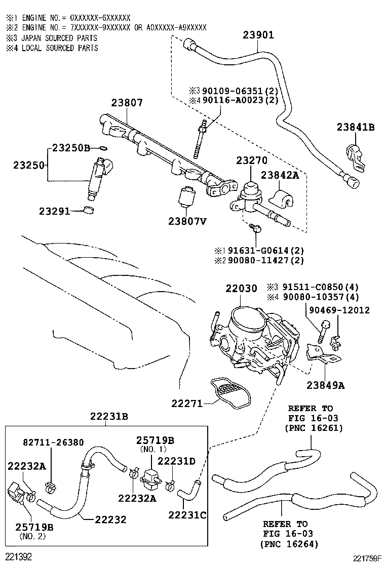  CAMRY NAP |  FUEL INJECTION SYSTEM