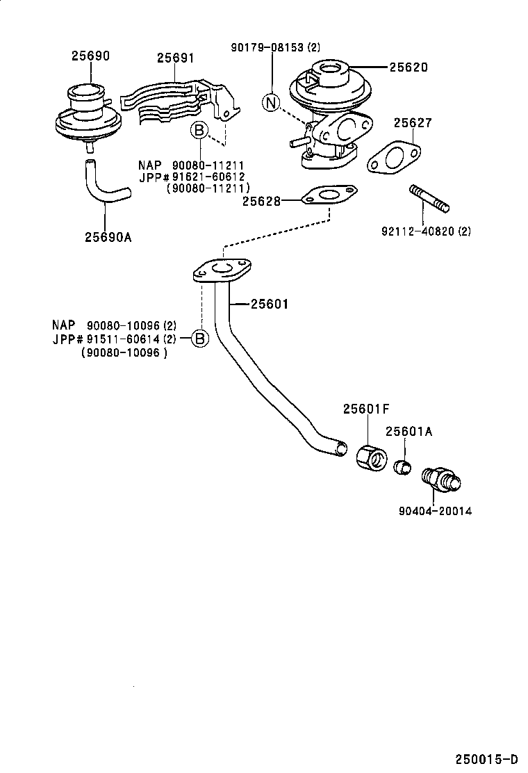  SOLARA |  EXHAUST GAS RECIRCULATION SYSTEM