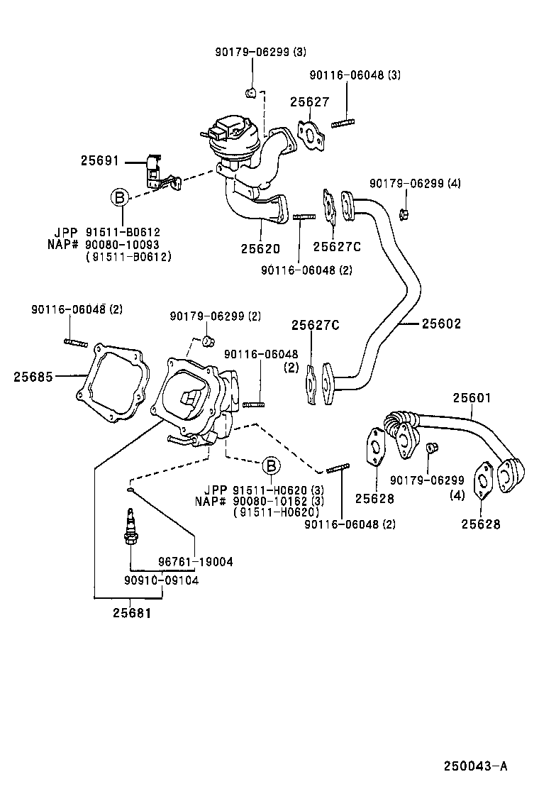  CAMRY NAP |  EXHAUST GAS RECIRCULATION SYSTEM