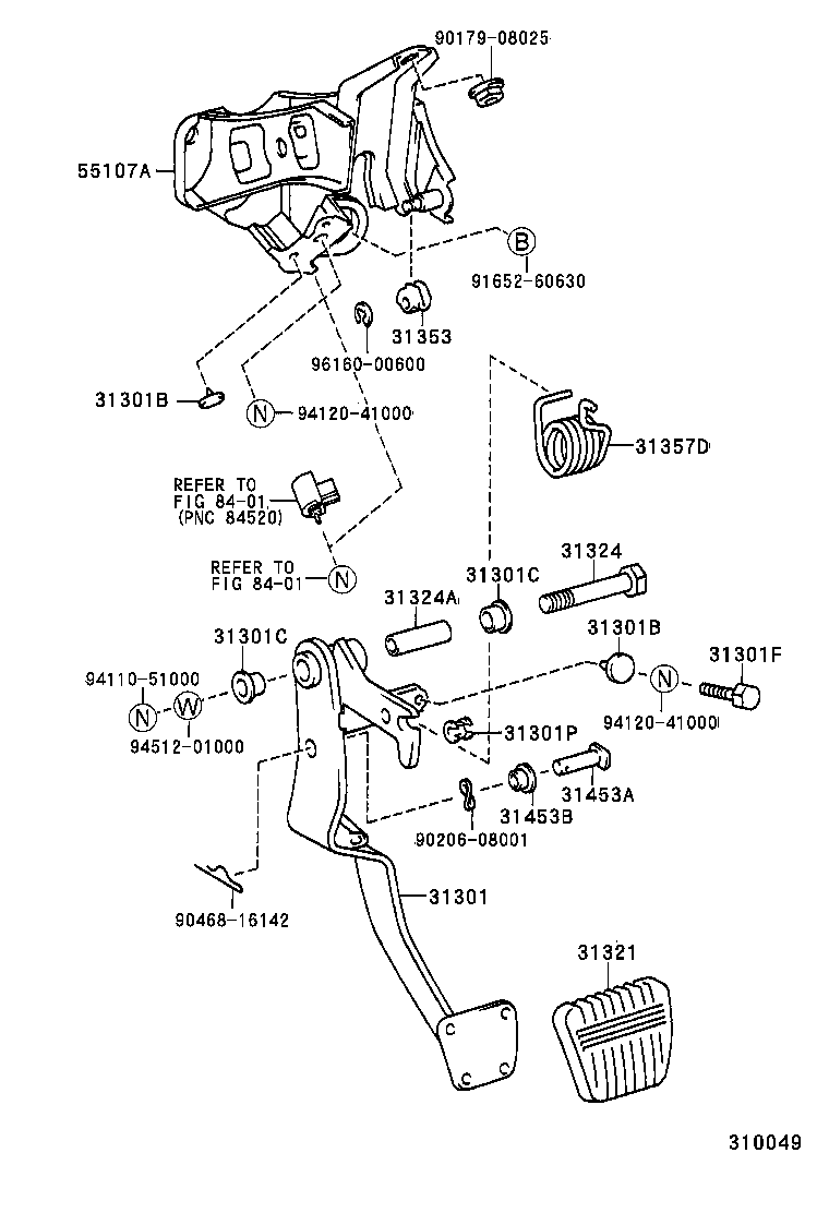  CELICA |  CLUTCH PEDAL FLEXIBLE HOSE