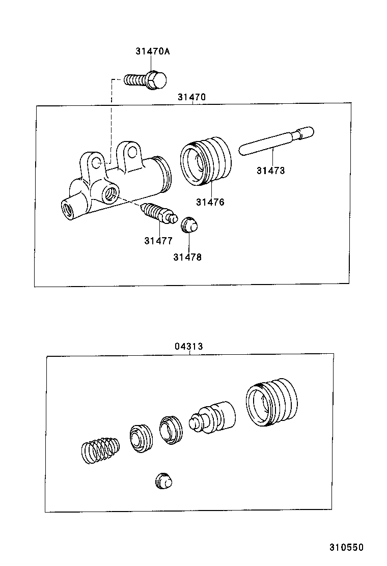  TUNDRA |  CLUTCH RELEASE CYLINDER