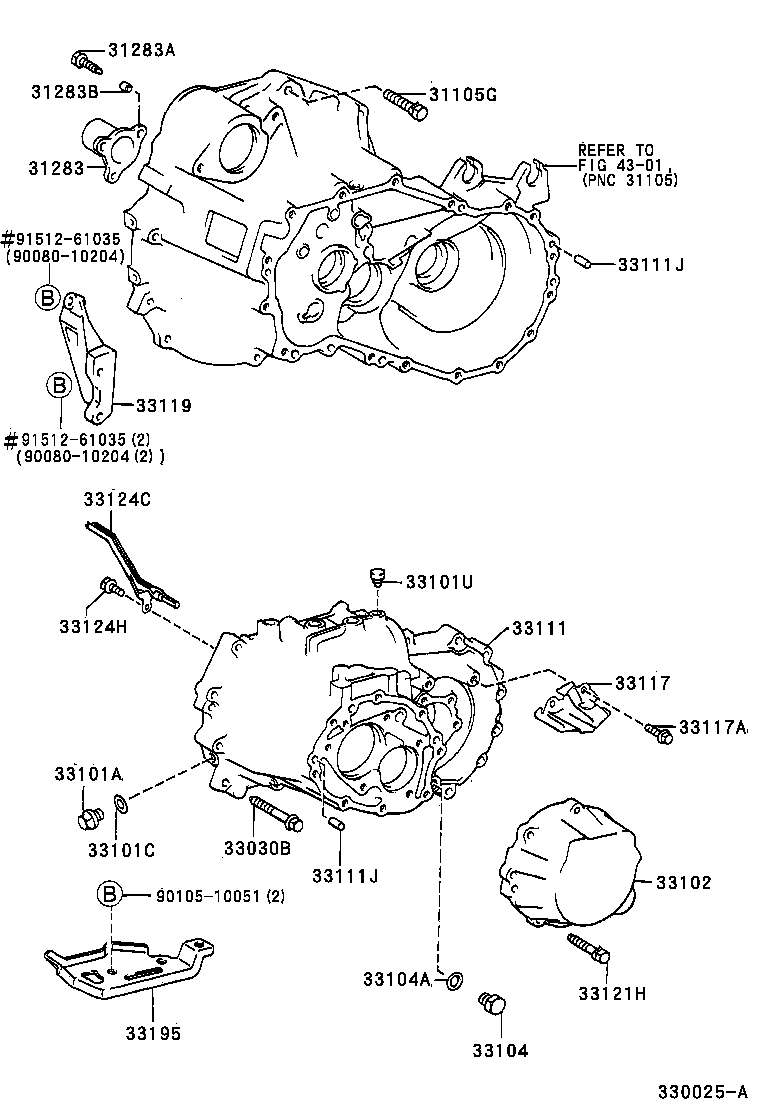  SOLARA |  CLUTCH HOUSING TRANSMISSION CASE MTM