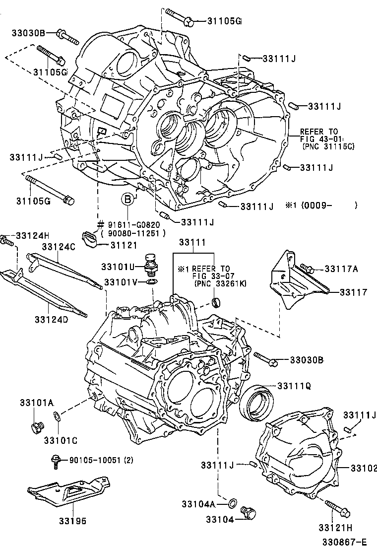  SOLARA |  CLUTCH HOUSING TRANSMISSION CASE MTM