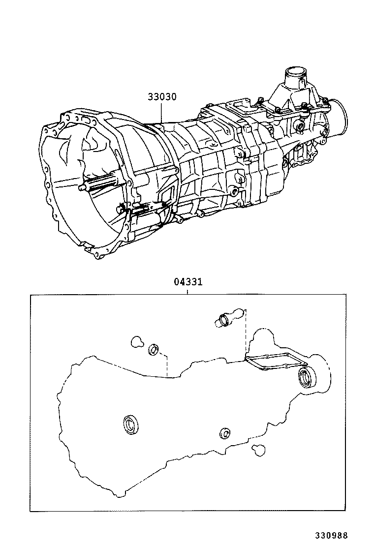  TUNDRA |  TRANSAXLE OR TRANSMISSION ASSY GASKET KIT MTM