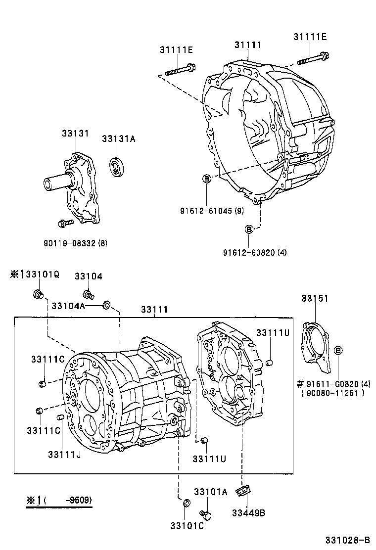  TACOMA |  CLUTCH HOUSING TRANSMISSION CASE MTM