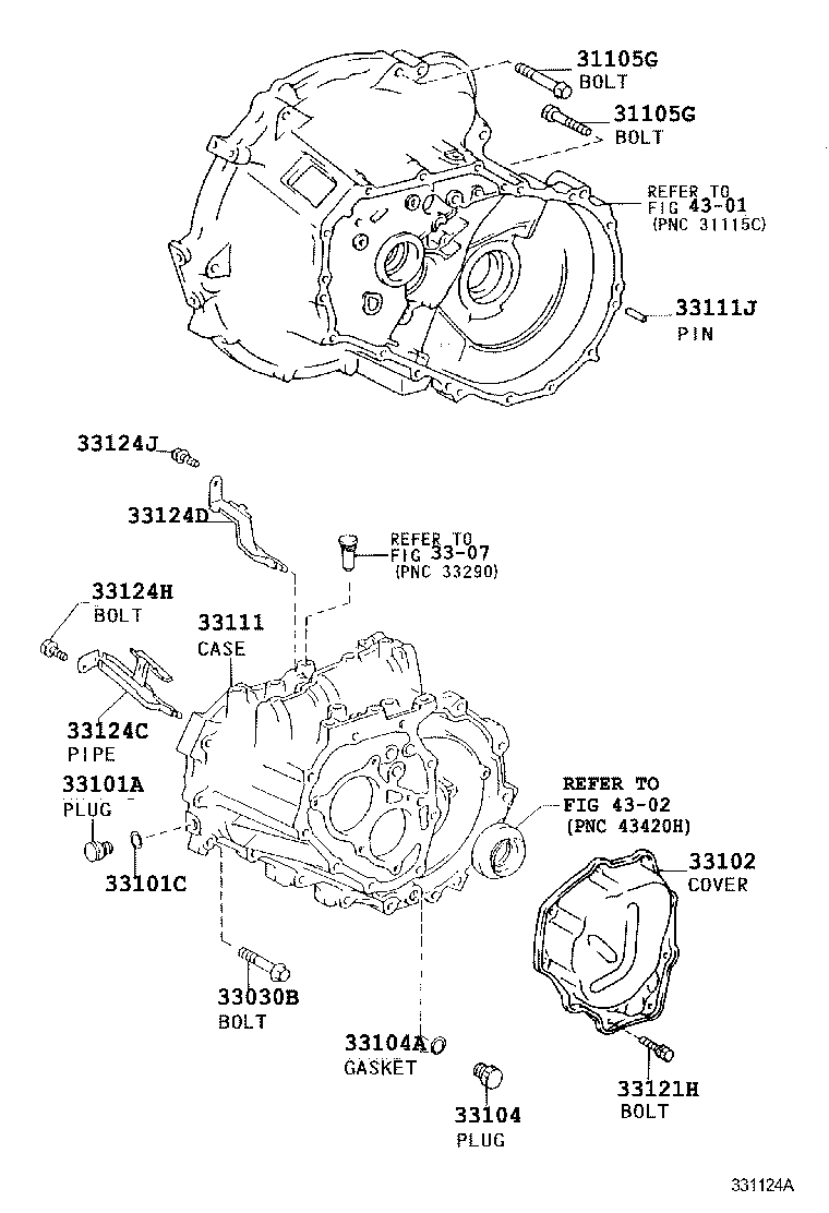  ECHO |  CLUTCH HOUSING TRANSMISSION CASE MTM