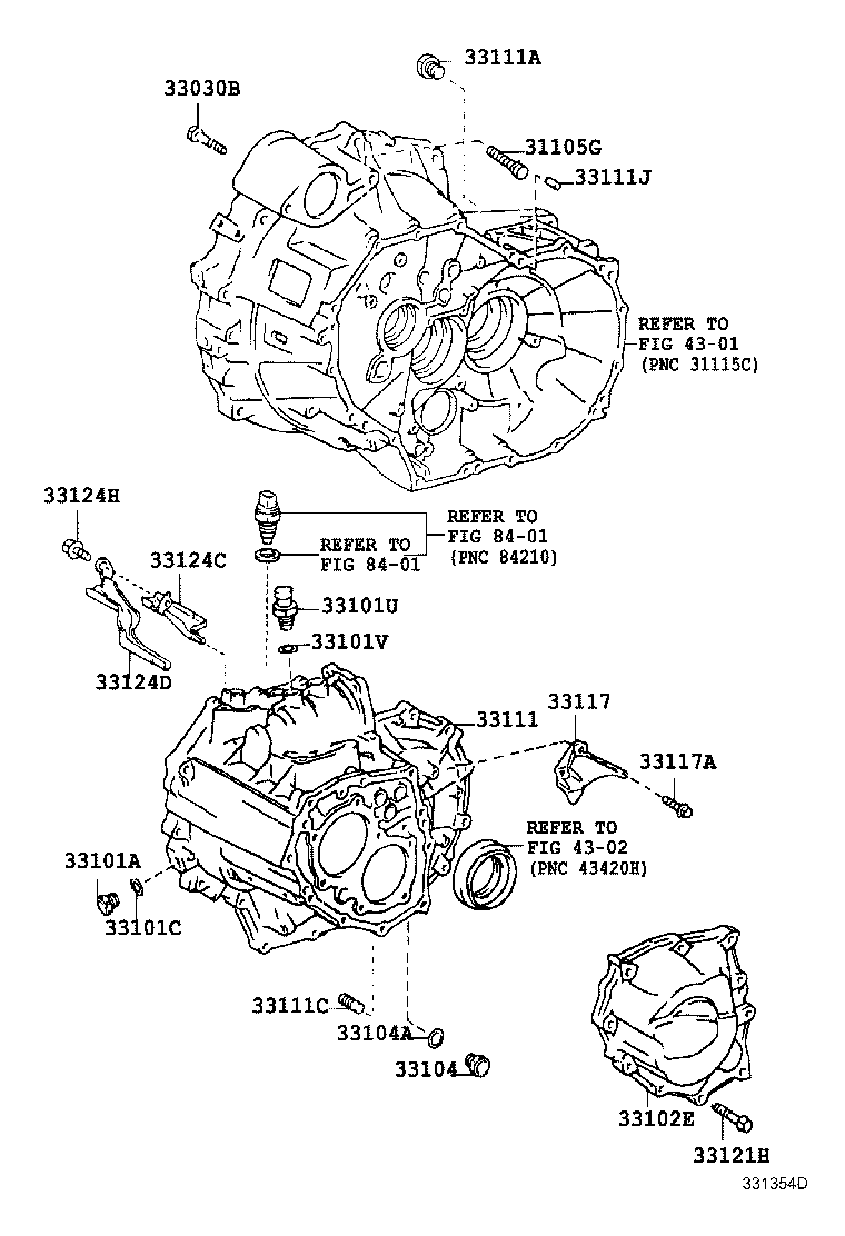 RAV4 | CLUTCH HOUSING TRANSMISSION CASE MTM
