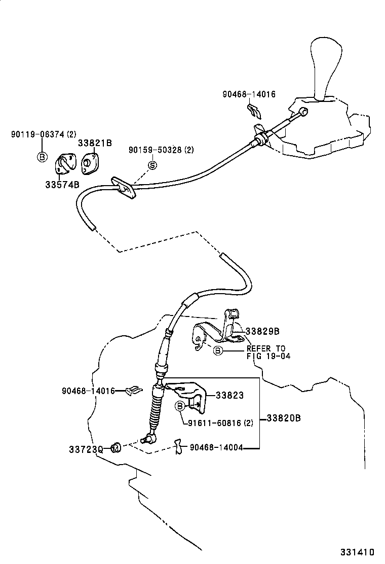  CAMRY JPP |  SHIFT LEVER RETAINER
