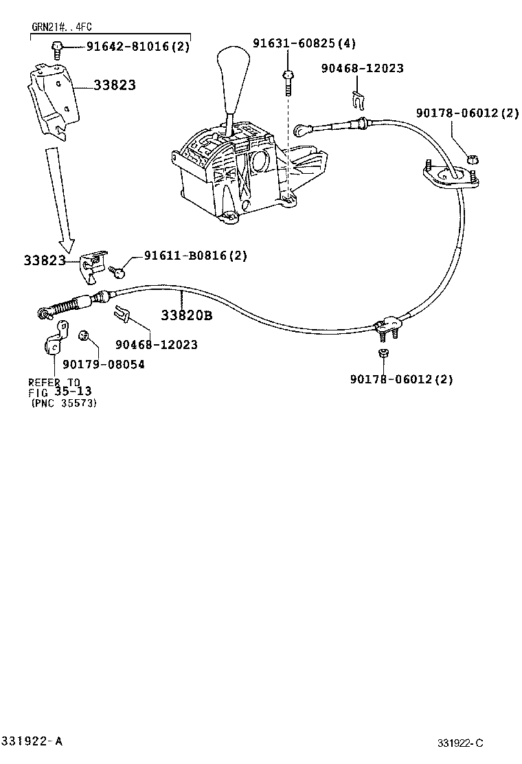  4RUNNER |  SHIFT LEVER RETAINER