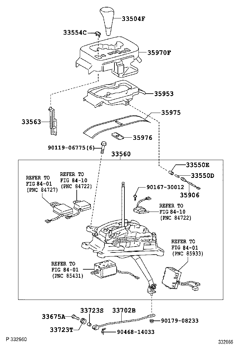  LX470 |  SHIFT LEVER RETAINER