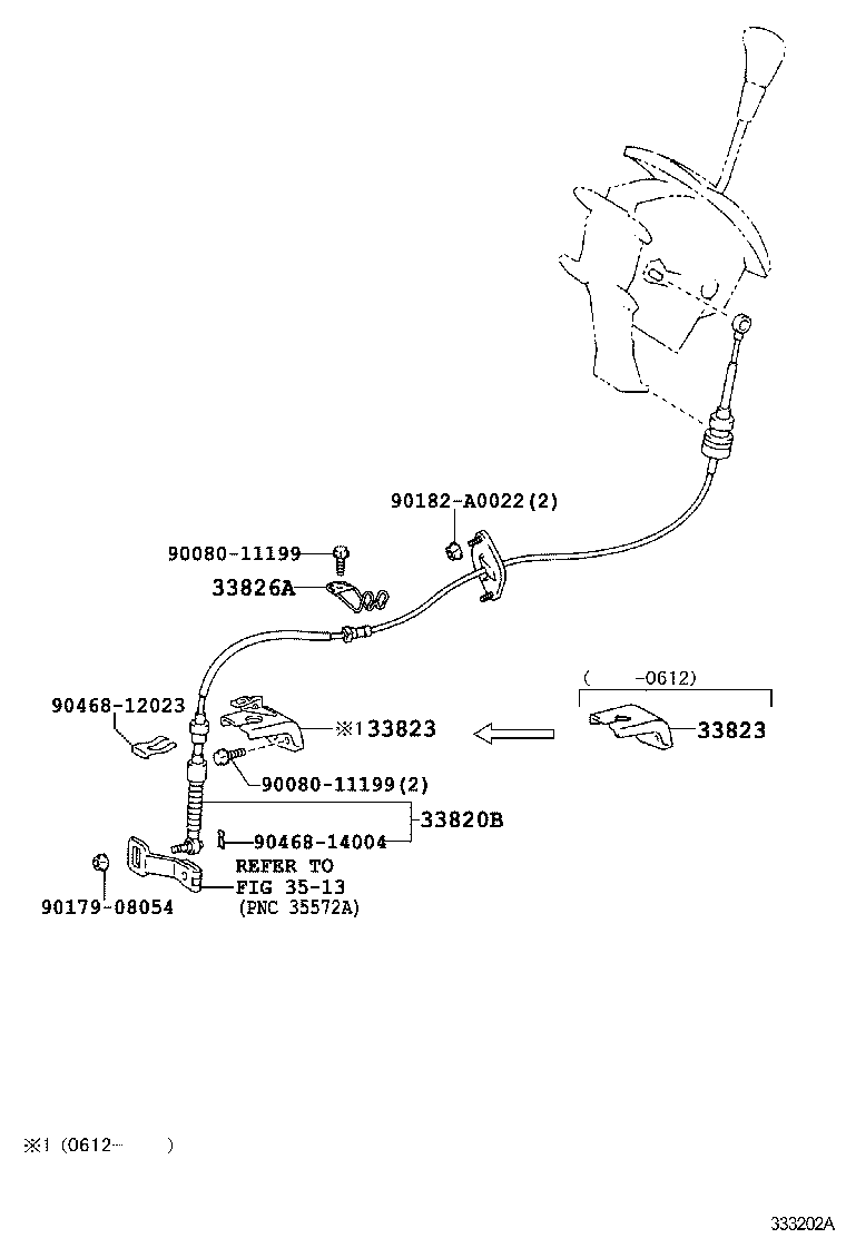  SIENNA |  SHIFT LEVER RETAINER