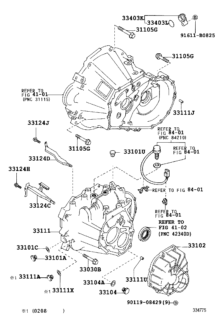  MR2 |  CLUTCH HOUSING TRANSMISSION CASE MTM