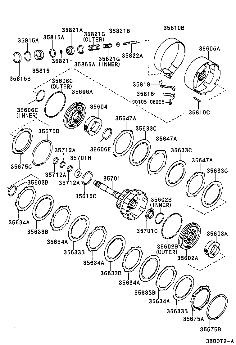  SOLARA |  BRAKE BAND MULTIPLE DISC CLUTCH ATM