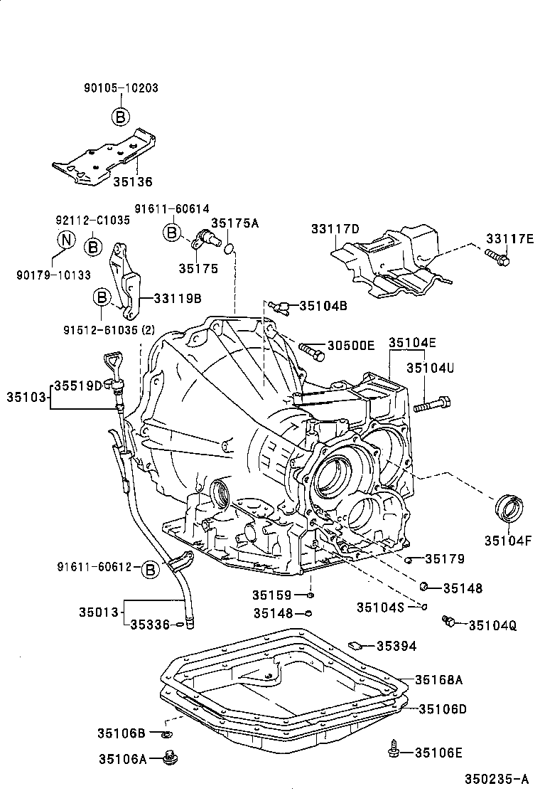  CAMRY JPP |  TRANSMISSION CASE OIL PAN ATM