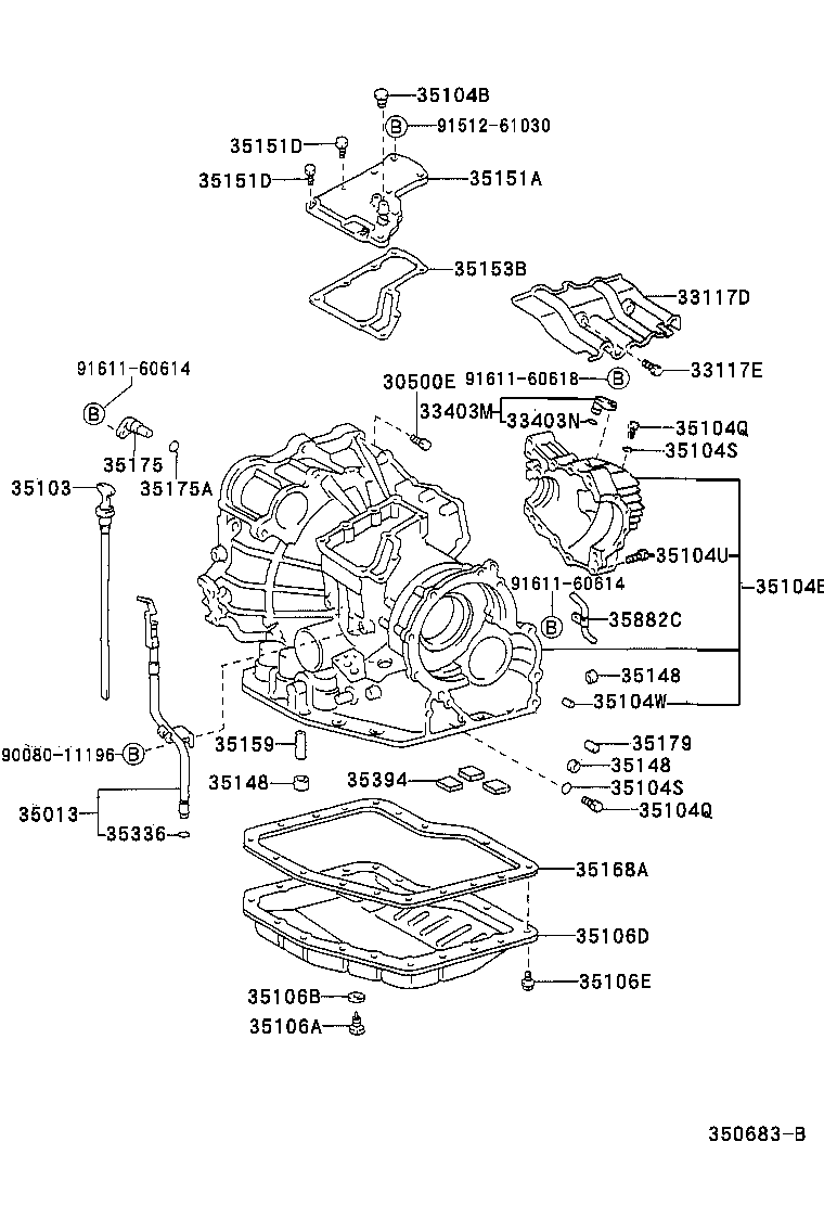  SIENNA |  TRANSMISSION CASE OIL PAN ATM