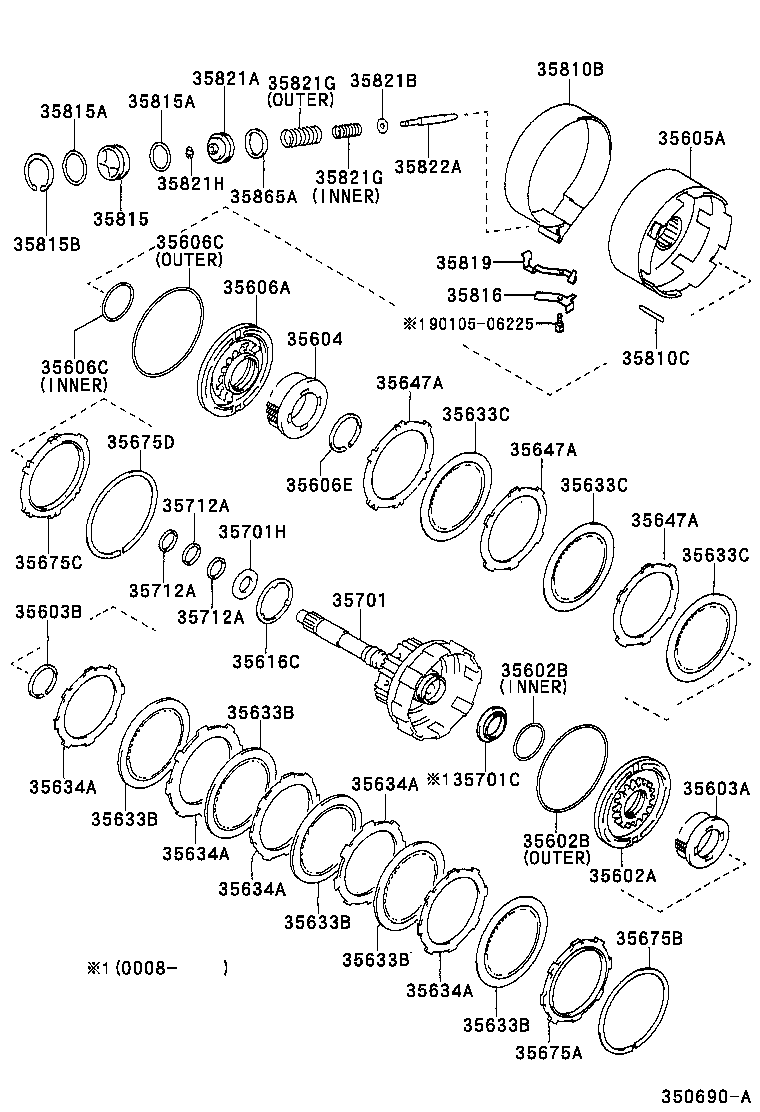  SIENNA |  BRAKE BAND MULTIPLE DISC CLUTCH ATM