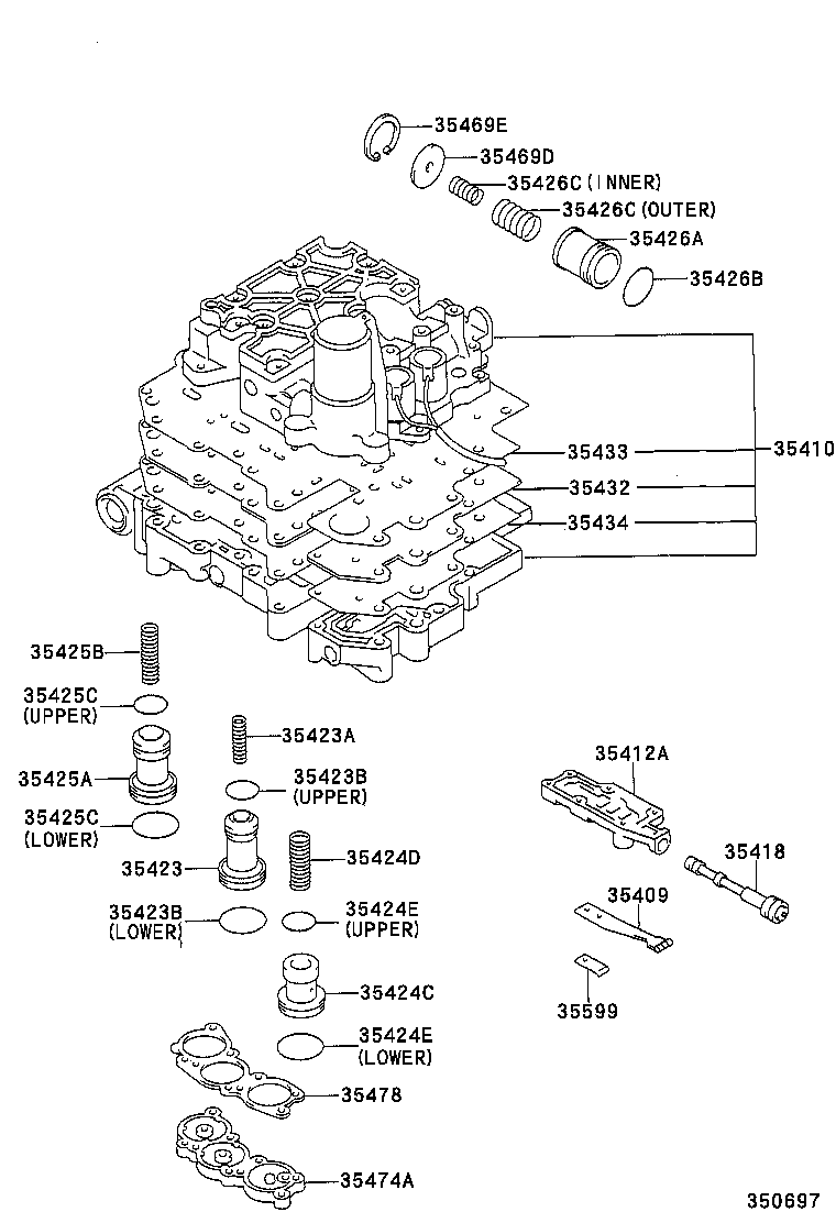  SIENNA |  VALVE BODY OIL STRAINER ATM