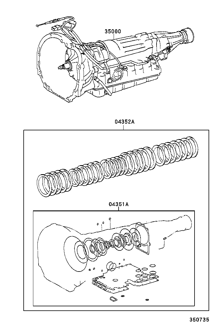  SUPRA |  TRANSAXLE OR TRANSMISSION ASSY GASKET KIT ATM