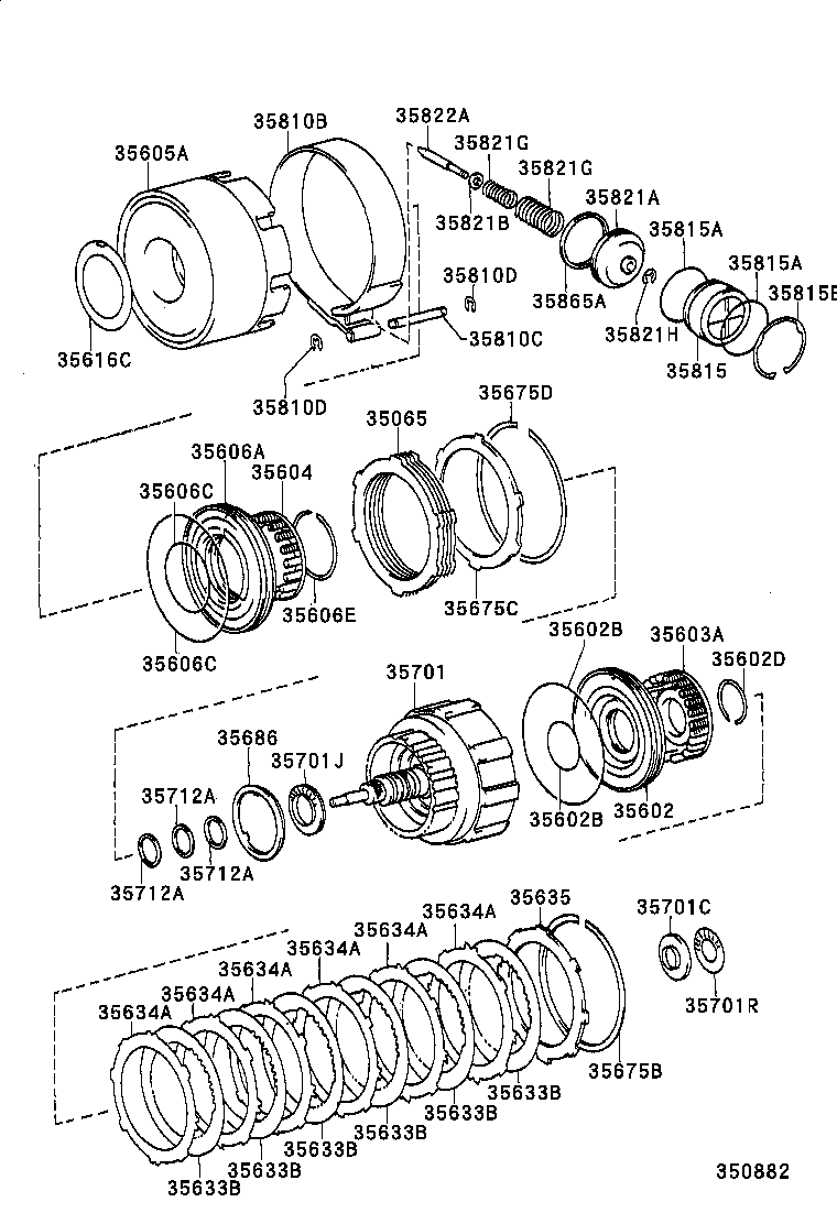  SC300 400 |  BRAKE BAND MULTIPLE DISC CLUTCH ATM