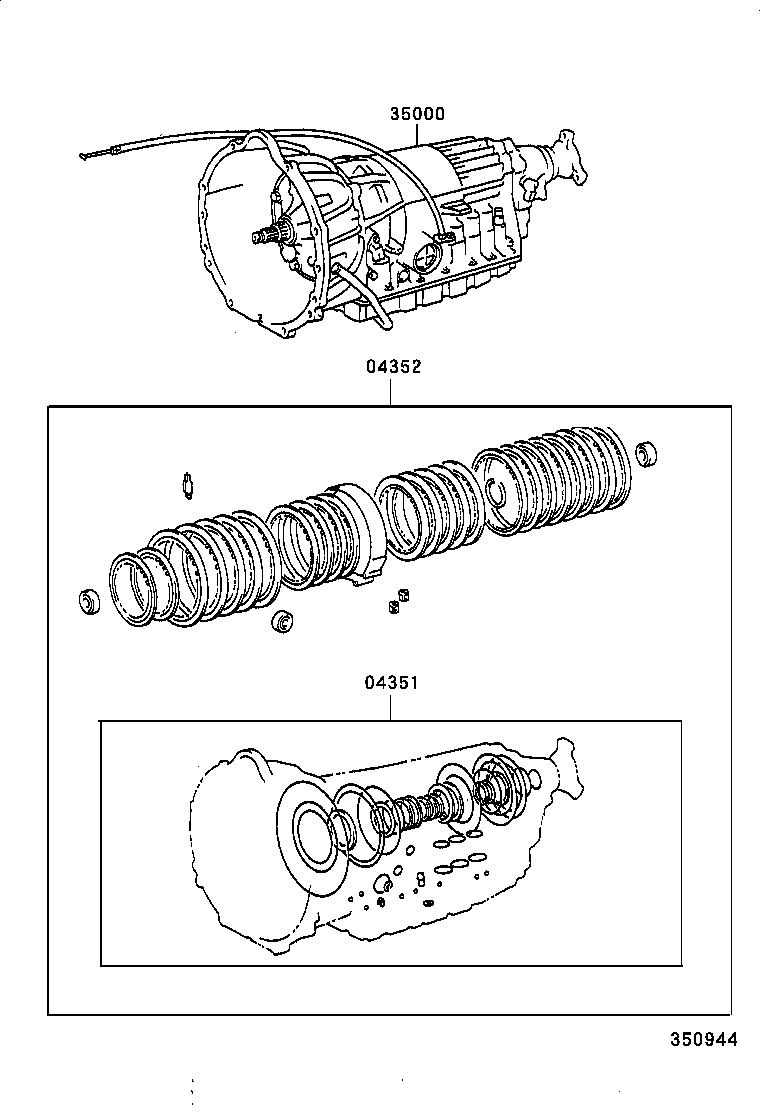  SC300 400 |  TRANSAXLE OR TRANSMISSION ASSY GASKET KIT ATM