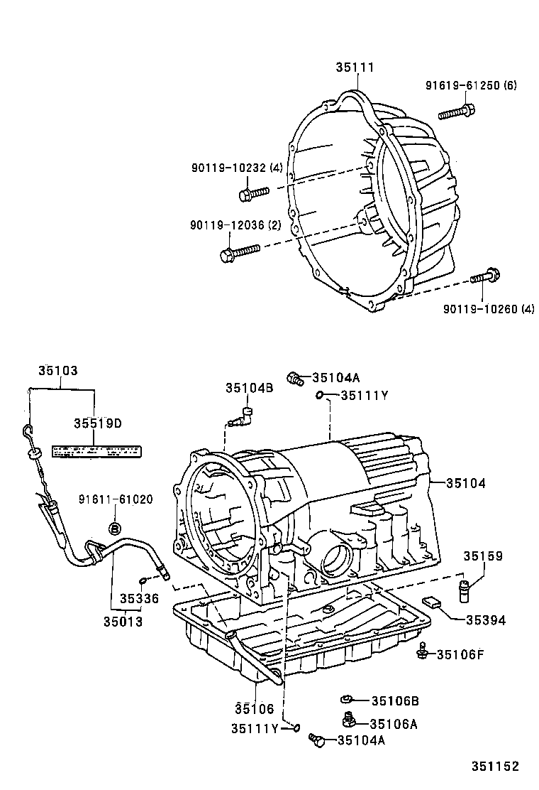  SC300 400 |  TRANSMISSION CASE OIL PAN ATM