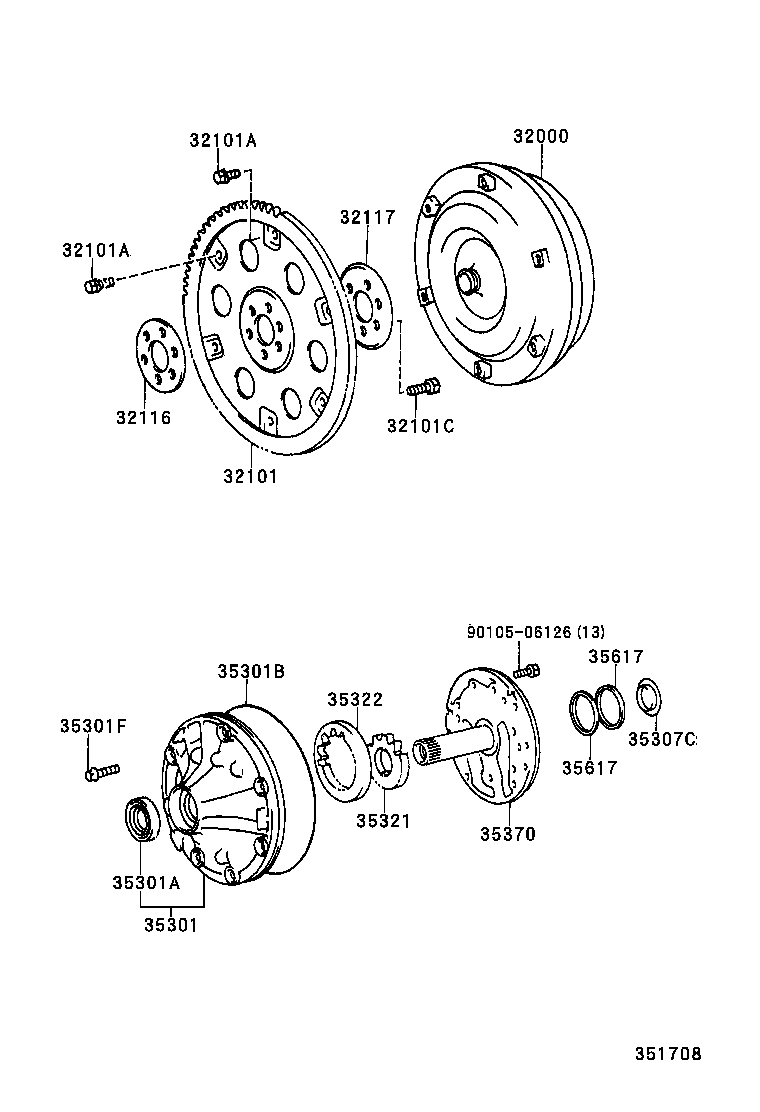  TUNDRA |  TORQUE CONVERTER FRONT OIL PUMP CHAIN ATM