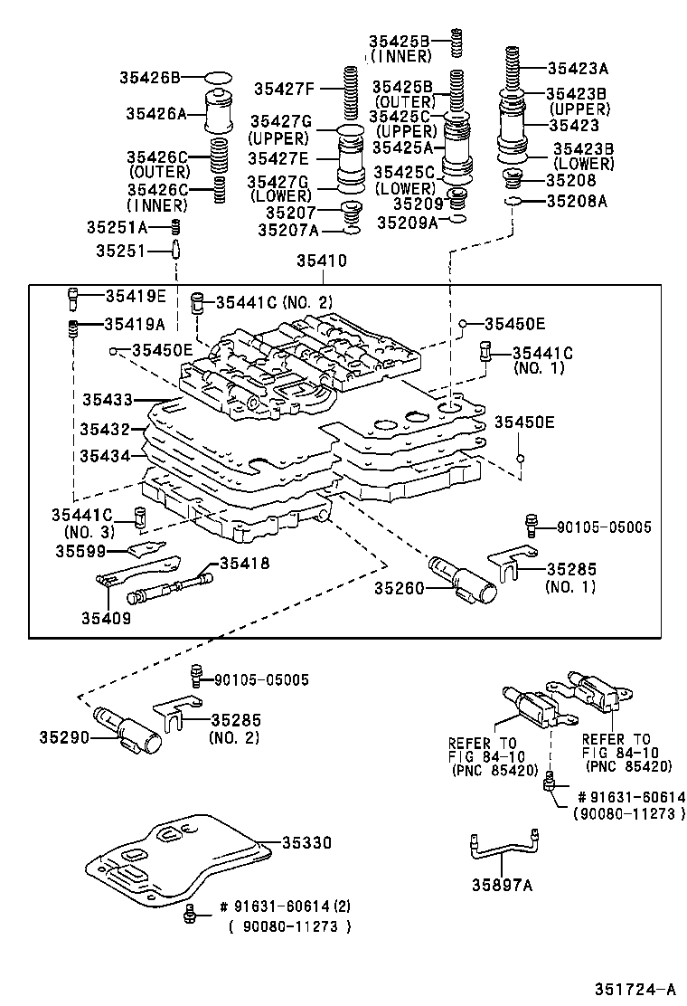  TUNDRA |  VALVE BODY OIL STRAINER ATM