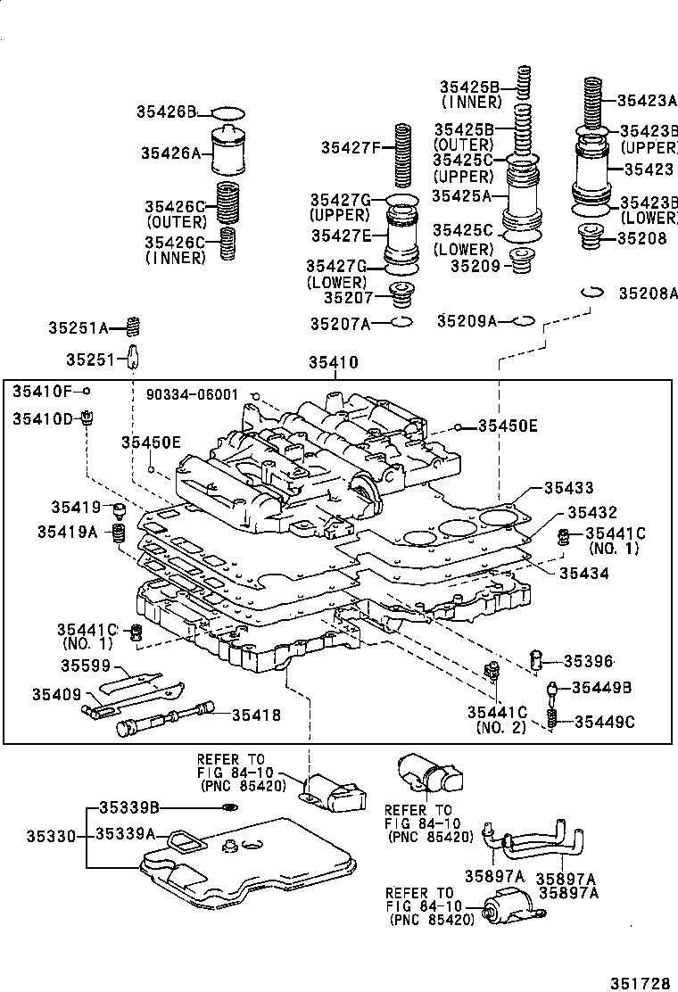  TUNDRA |  VALVE BODY OIL STRAINER ATM