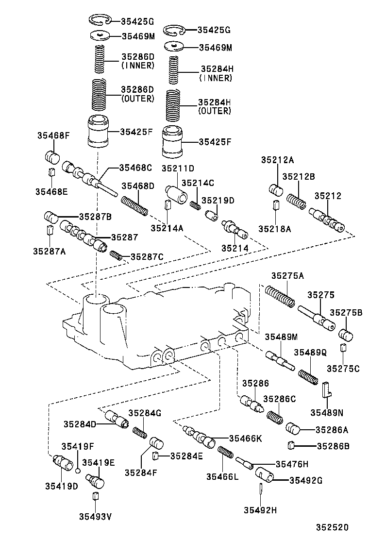  RAV4 |  VALVE BODY OIL STRAINER ATM