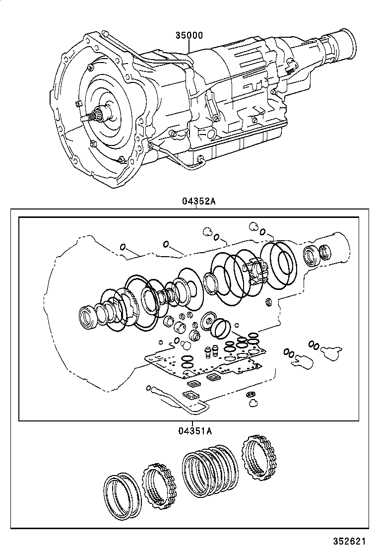  IS300 |  TRANSAXLE OR TRANSMISSION ASSY GASKET KIT ATM