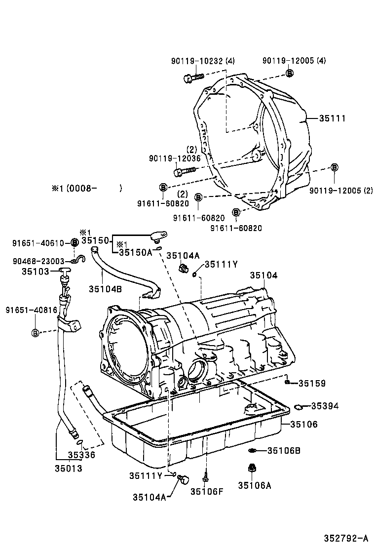  4RUNNER |  TRANSMISSION CASE OIL PAN ATM