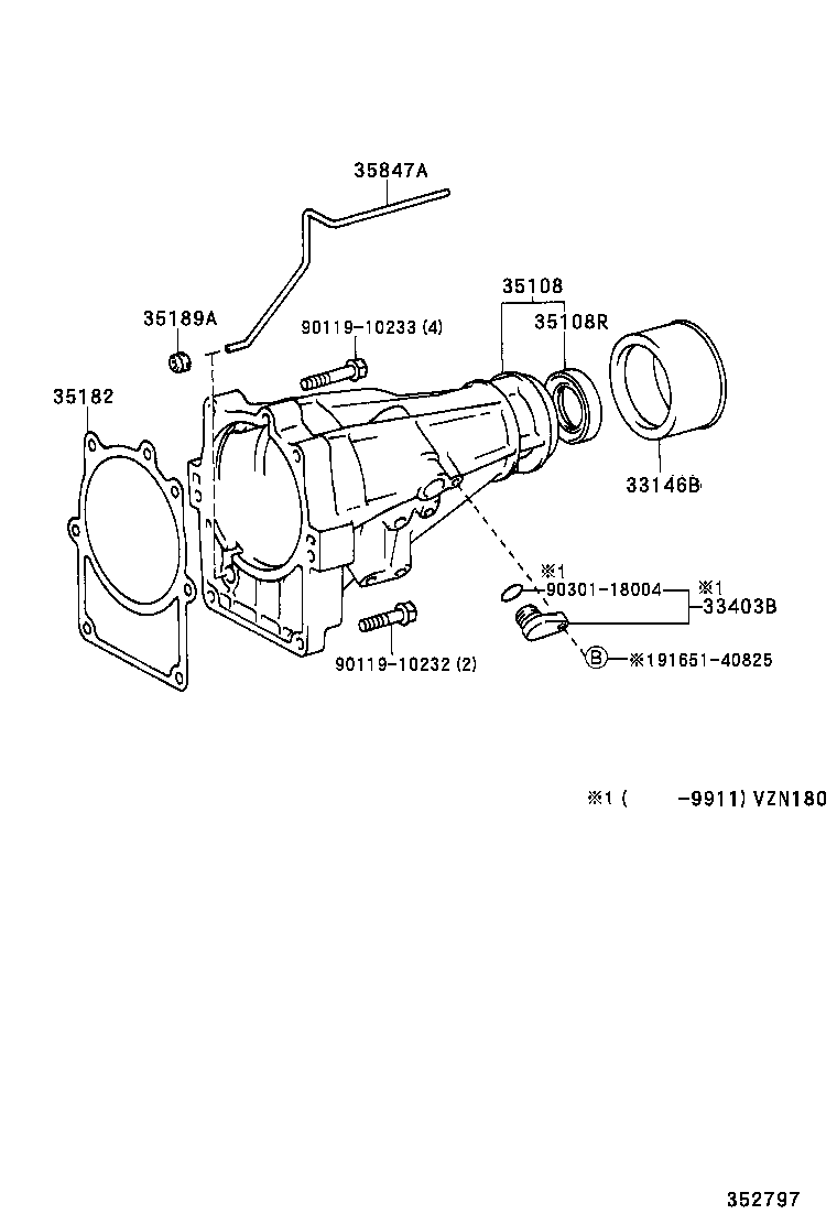  4RUNNER |  EXTENSION HOUSING ATM