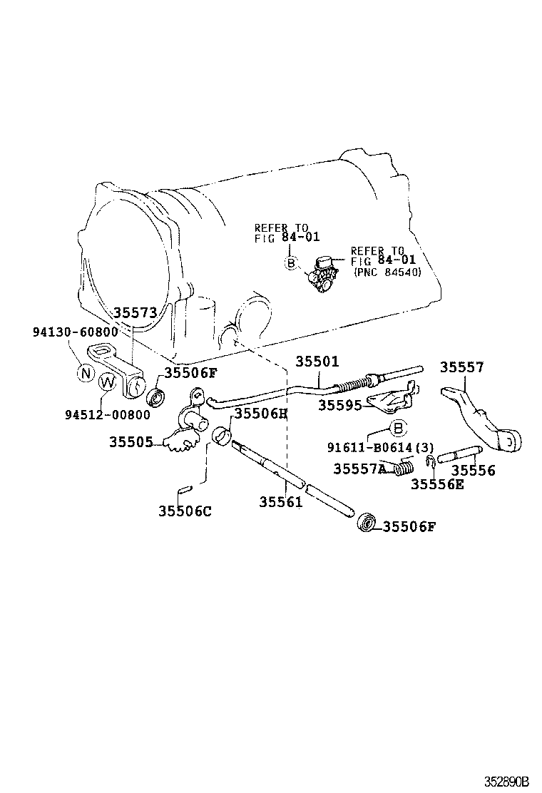  SEQUOIA |  THROTTLE LINK VALVE LEVER ATM