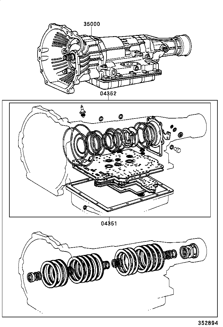  TACOMA |  TRANSAXLE OR TRANSMISSION ASSY GASKET KIT ATM