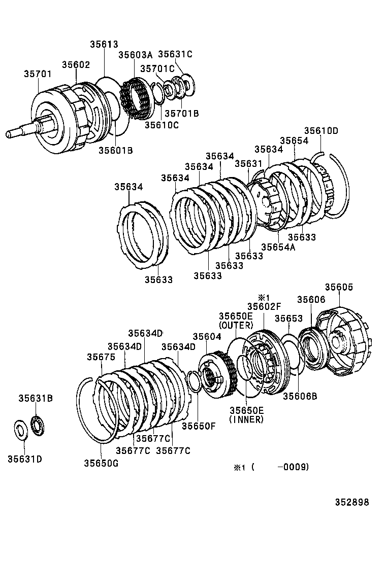 TACOMA | BRAKE BAND MULTIPLE DISC CLUTCH ATM