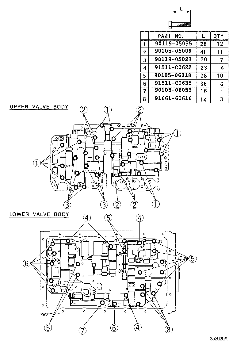  SEQUOIA |  VALVE BODY OIL STRAINER ATM