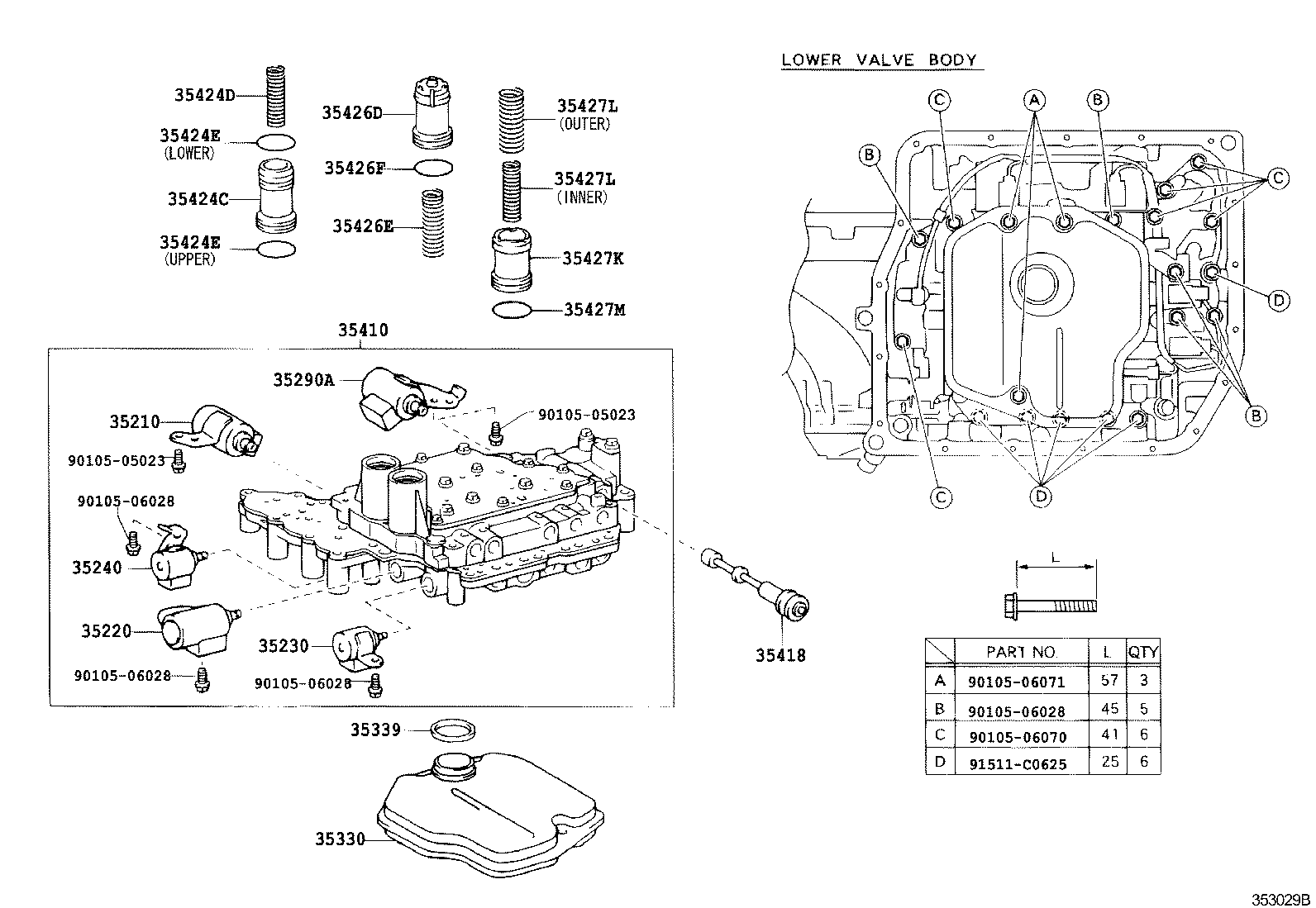  HIGHLANDER |  VALVE BODY OIL STRAINER ATM