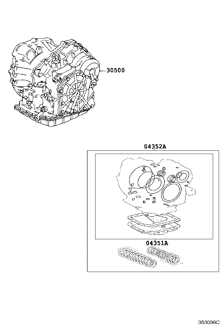 HIGHLANDER | TRANSAXLE OR TRANSMISSION ASSY GASKET KIT ATM