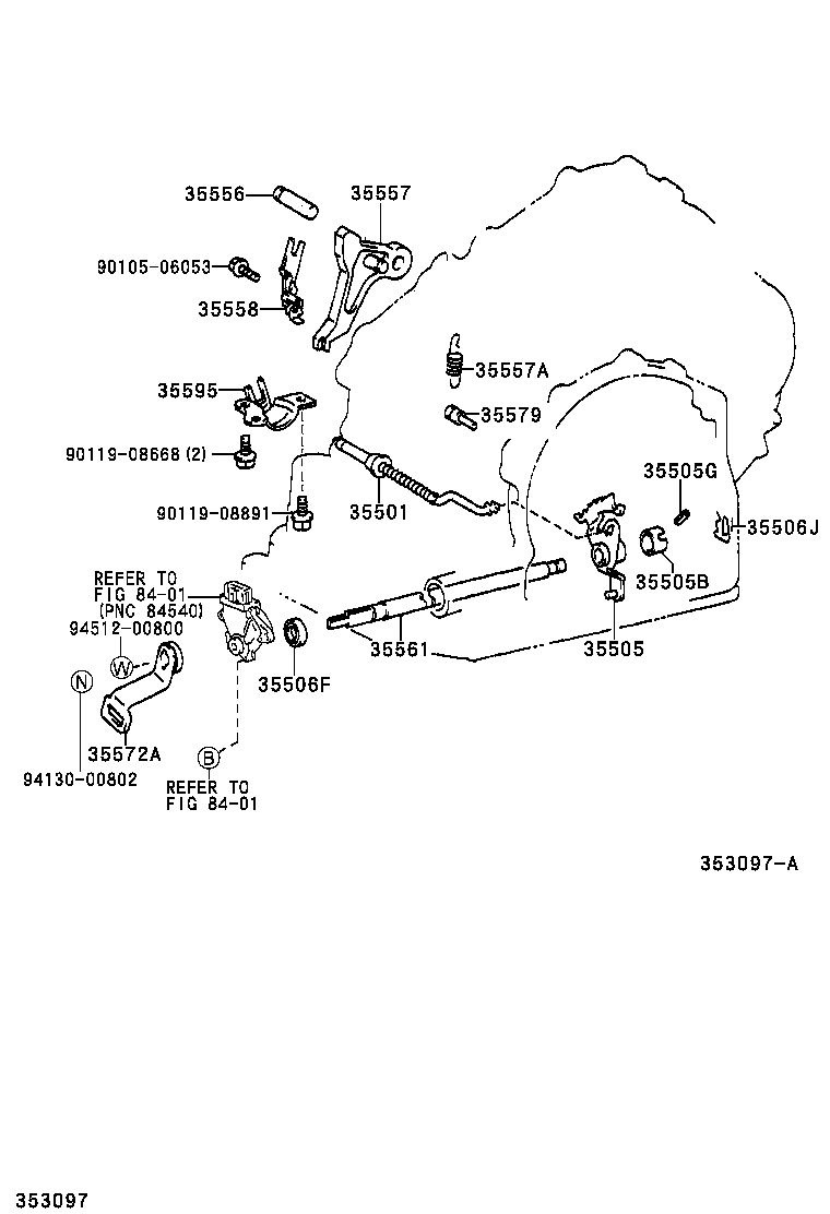  RAV4 |  THROTTLE LINK VALVE LEVER ATM