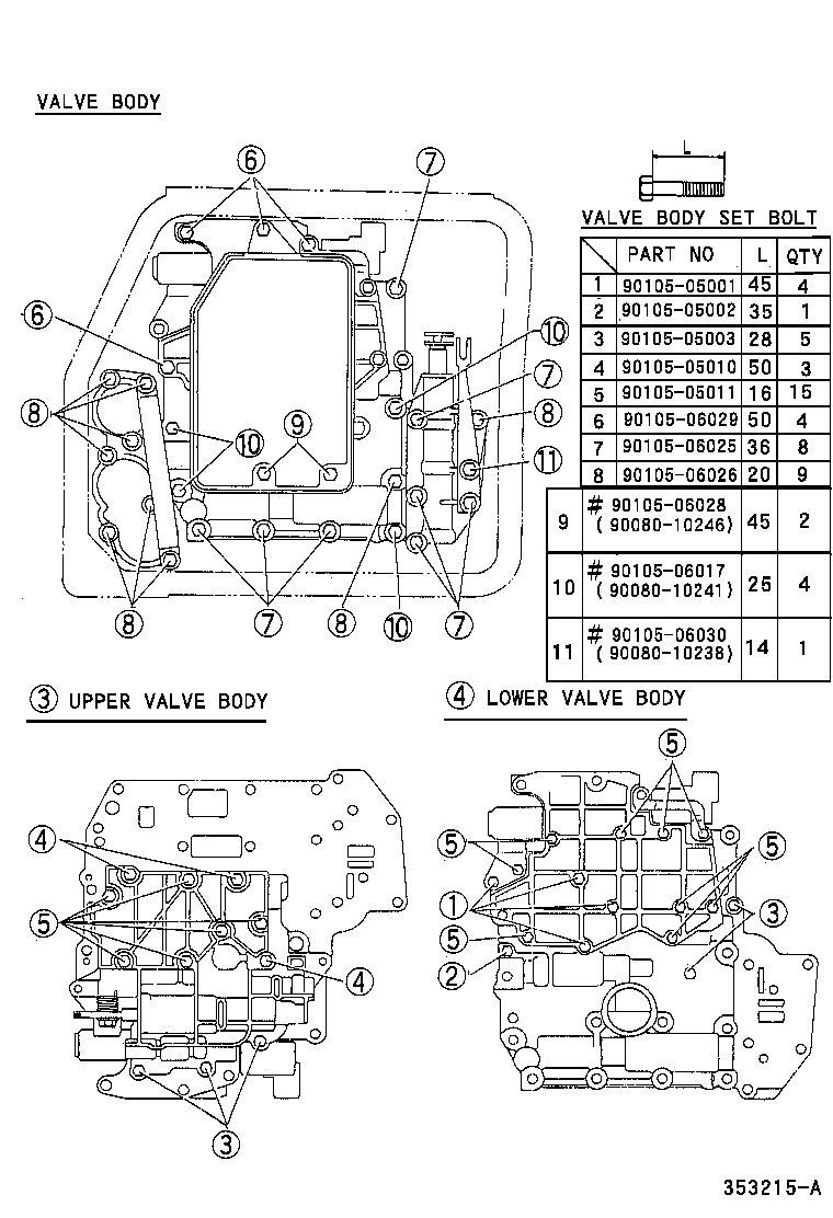  SOLARA |  VALVE BODY OIL STRAINER ATM
