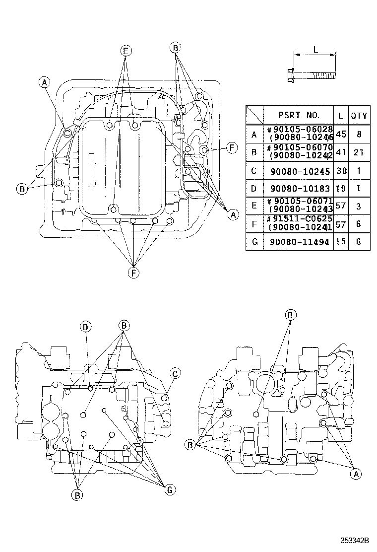  CAMRY NAP |  VALVE BODY OIL STRAINER ATM