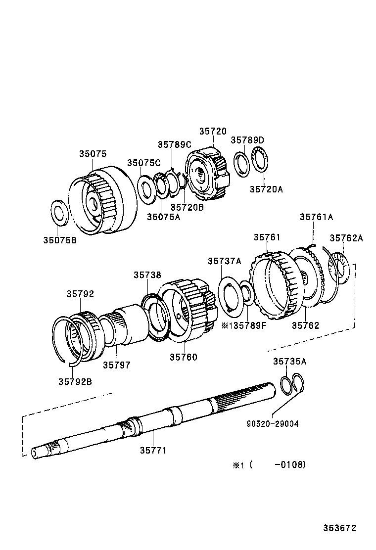  4RUNNER |  PLANETARY GEAR REVERSE PISTON COUNTER GEAR ATM