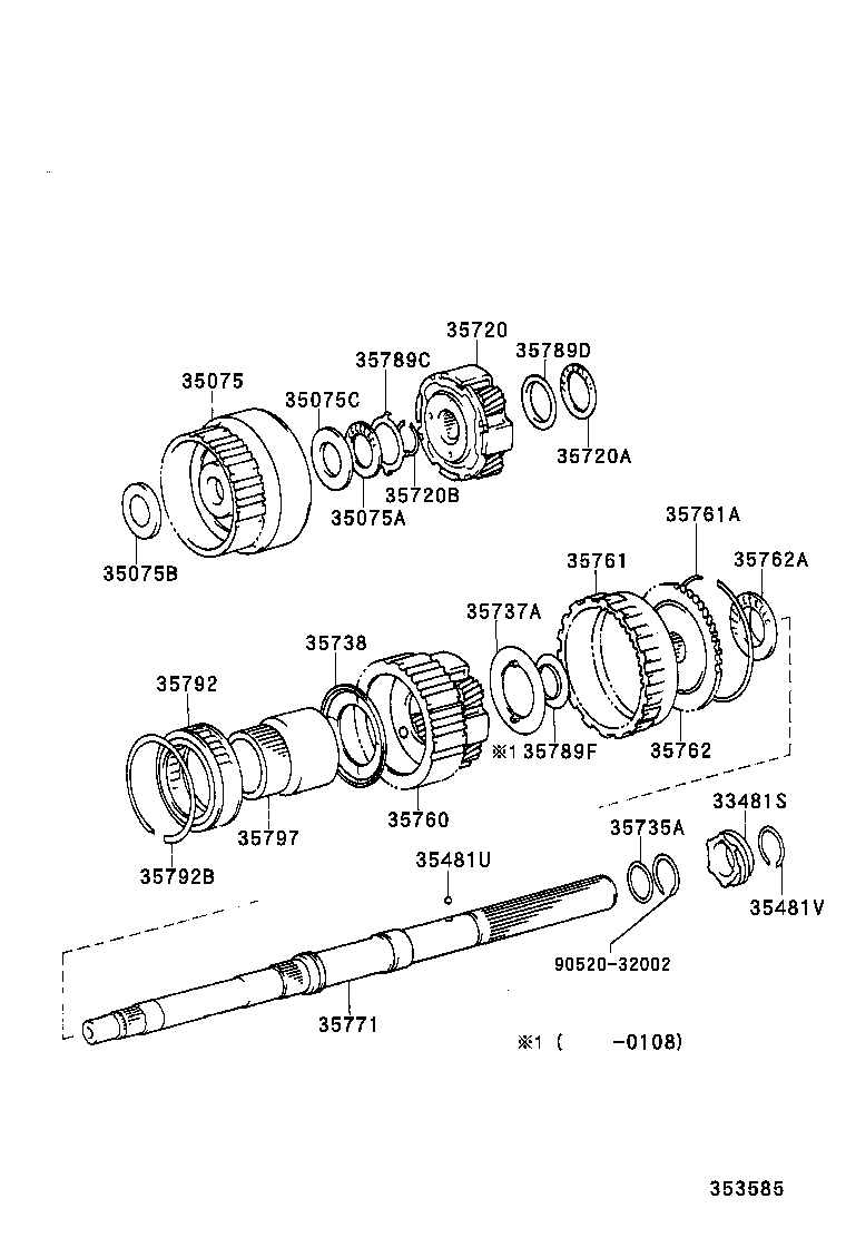  4RUNNER |  PLANETARY GEAR REVERSE PISTON COUNTER GEAR ATM